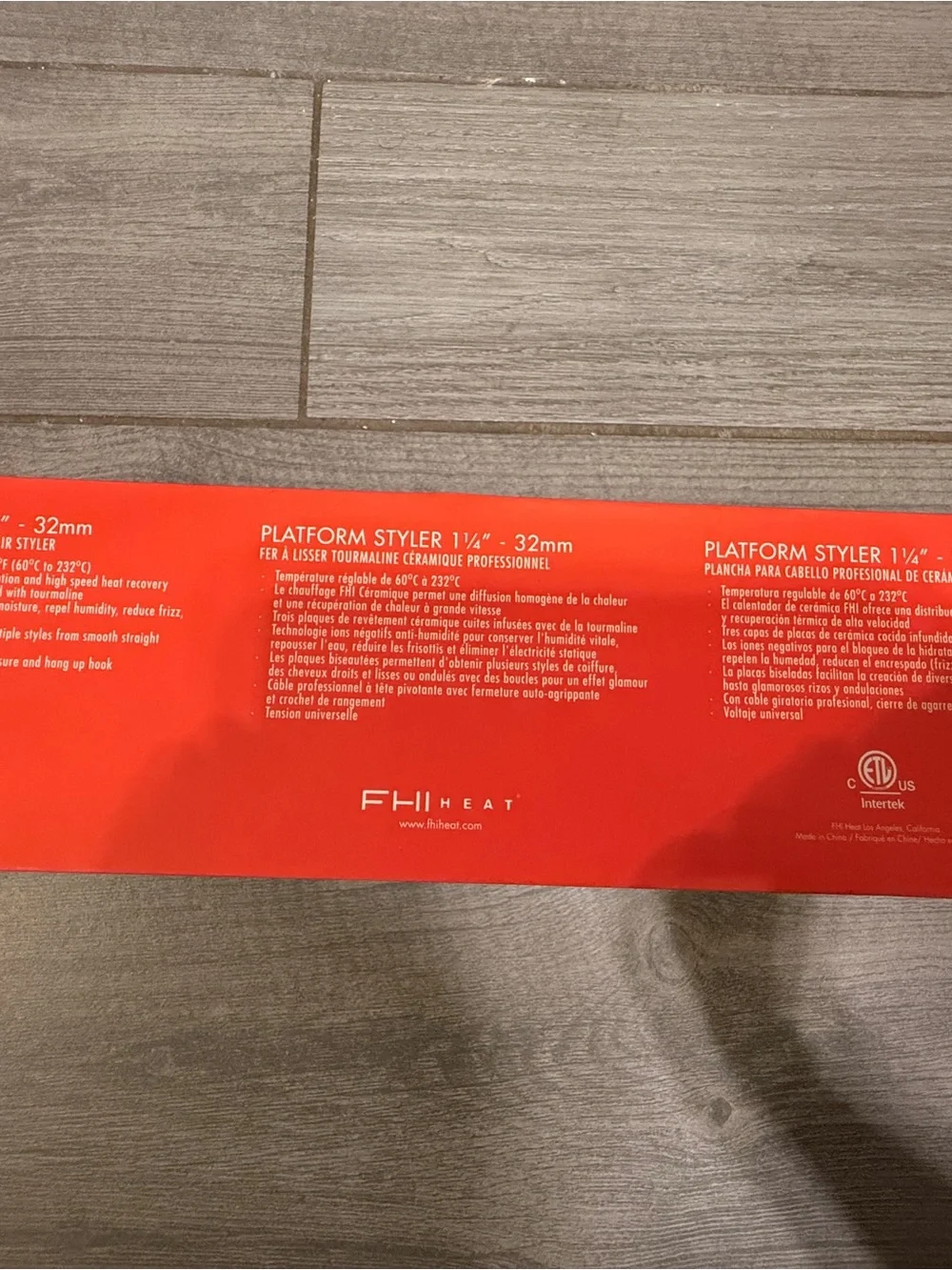 FHI Heat Platform Signature 1.25” Ceramic Pro Styler Flat Iron NEW SEALED